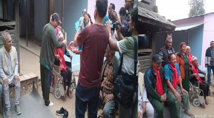 सहिद तथा बेपत्ता परिवारको घर—घरमा पुगे ‘विप्लव’