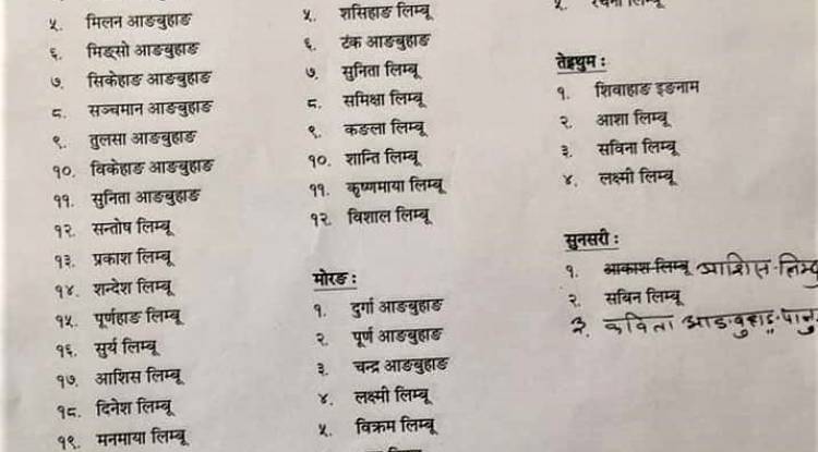 संघीय लिम्बुवान पार्टीका गजेन्द्र समुह राष्ट्रिय जनमुक्ति पार्टीमा समायोजन