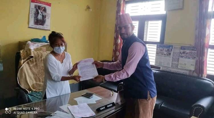 अखिल (क्रान्तिकारी) ले बर्दियामा ज्ञापनपत्र बुझायो 