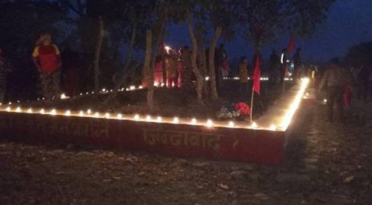 कपिलवस्तुको शिवगढीमा दीप प्रज्वलन